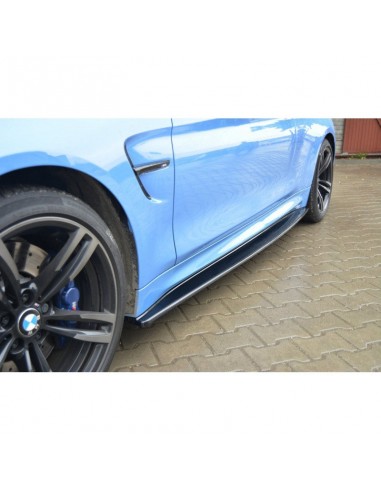 Rajout Bas De Caisse MAXTON Noir Brillant Bmw M4 F82 les ctes