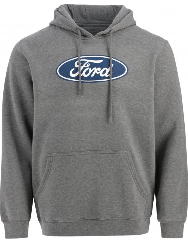 Ford Men's Oval Printed Hooded Fleece Pullover Paris Déstockage Promo