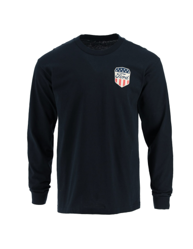 Ford Proud To Honor Men's Shield Long Sleeve T-Shirt Vous souhaitez 