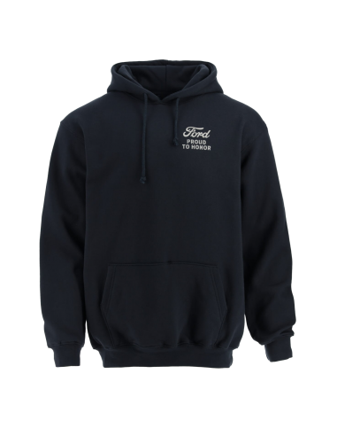 Ford Proud To Honor Men's Eagle Hooded Pullover Sweatshirt de technologie