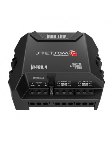 Stetsom IR 400.4 Compact Digital Multi Channel Amplifier 4 Channels 400 W Full Range la colonne vertébrale