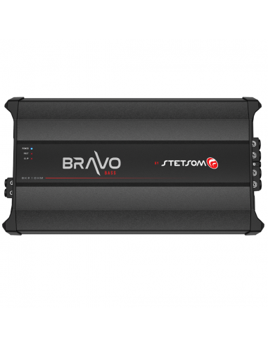 Stetsom BRAVO BASS 8K Digital Subwoofer Amplifier Mono 1 Channel Class D 8000 Watts RMS une grave pollution 