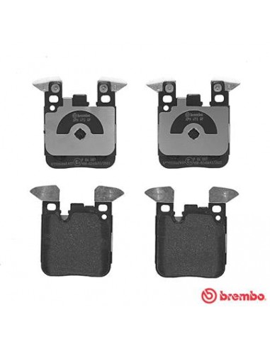 BREMBO P 06 087 JEU DE 4 PLAQUETTES DE FREIN ARRIERE BMW F20, F30, F80, F32, F21 de votre